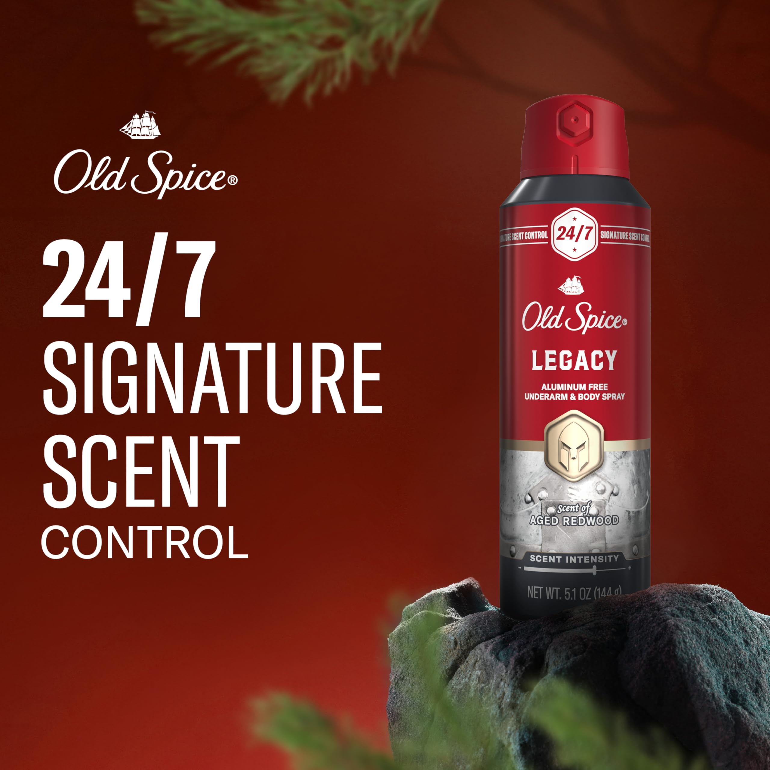 Amazon.com : Old Spice Aluminum Free Body Spray for Men, 24/7
