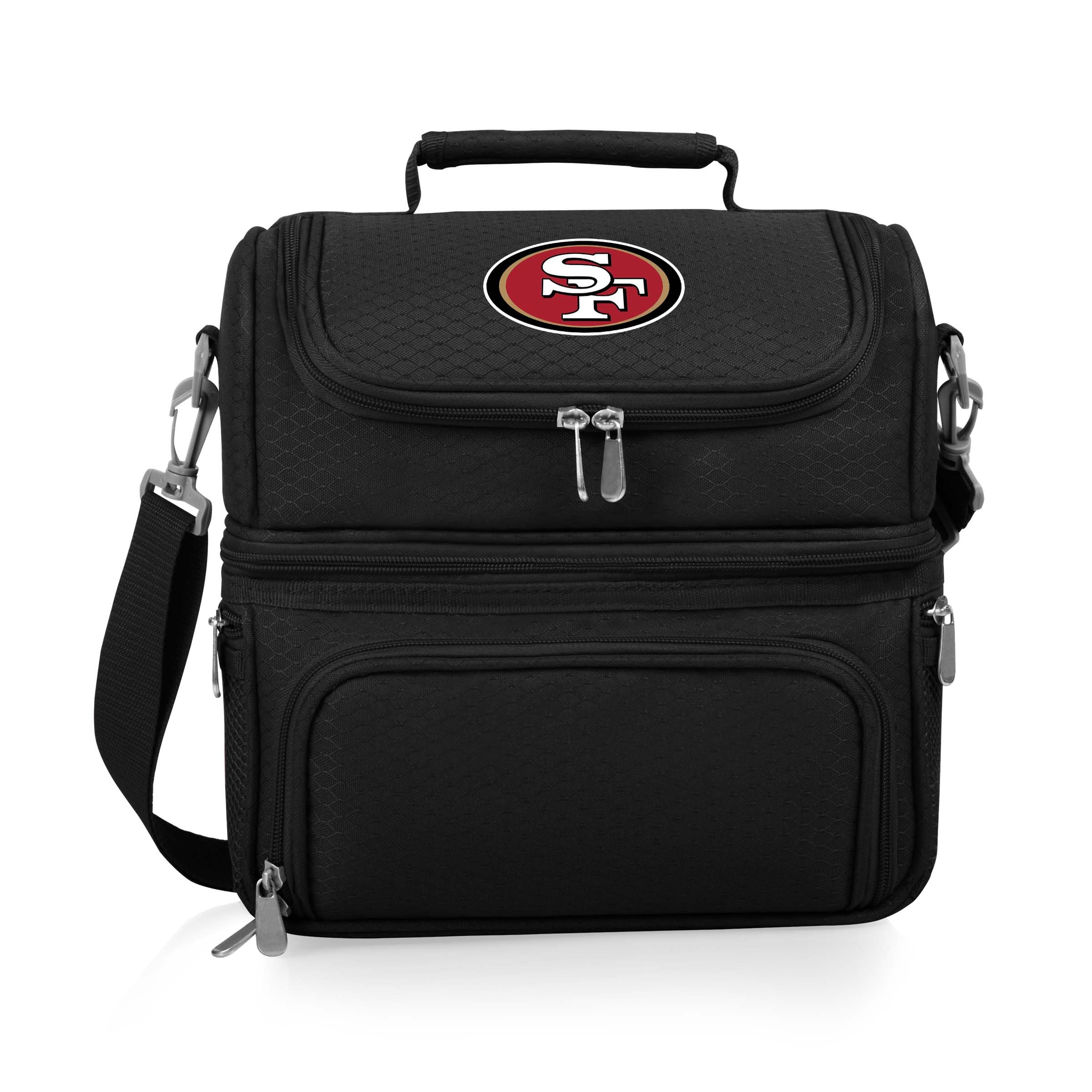 PICNIC TIME NFL unisex-adult NFL Pranzo Lunch Bag, Insulated Lunch Box with Picnic Set, Lunch Cooler Bag