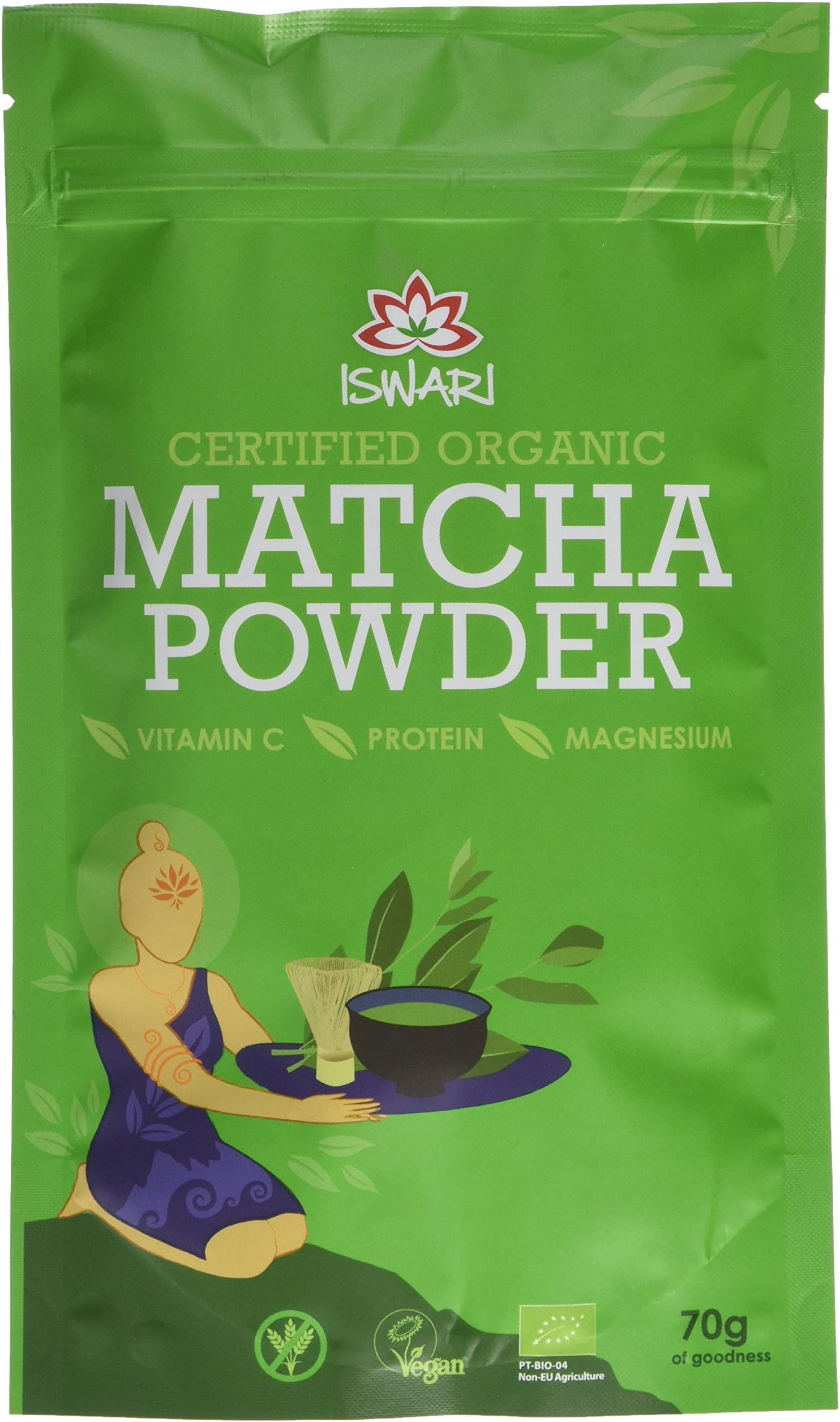 Iswari Organic Matcha Tea 70 g