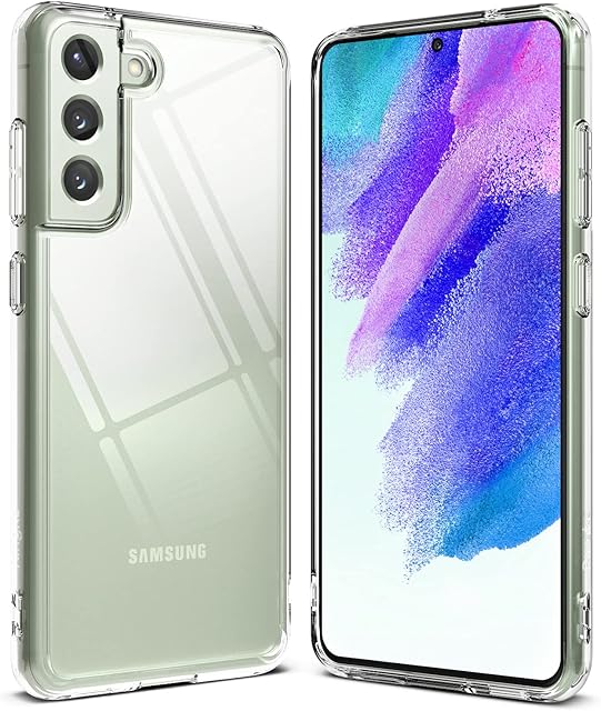 Ringke Fusion Compatible with Samsung Galaxy S21 FE Case, Clear Hard PC Back Shockproof TPU Bumper Protective Phone Cover for Galaxy S21 FE 5G (2021) - Transparent