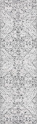 Miniatura 30 de SAFAVIEH Precious Collection - Alfombra decorativa de 3 x 5 pies, rosa y marfil, hecha a mano de lana y seda de bambú, ideal para zonas de alto