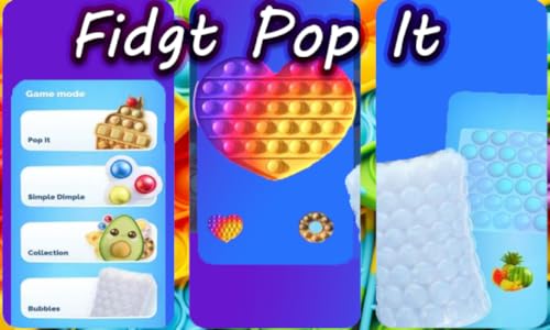 Pop It Fidget Toy 3d