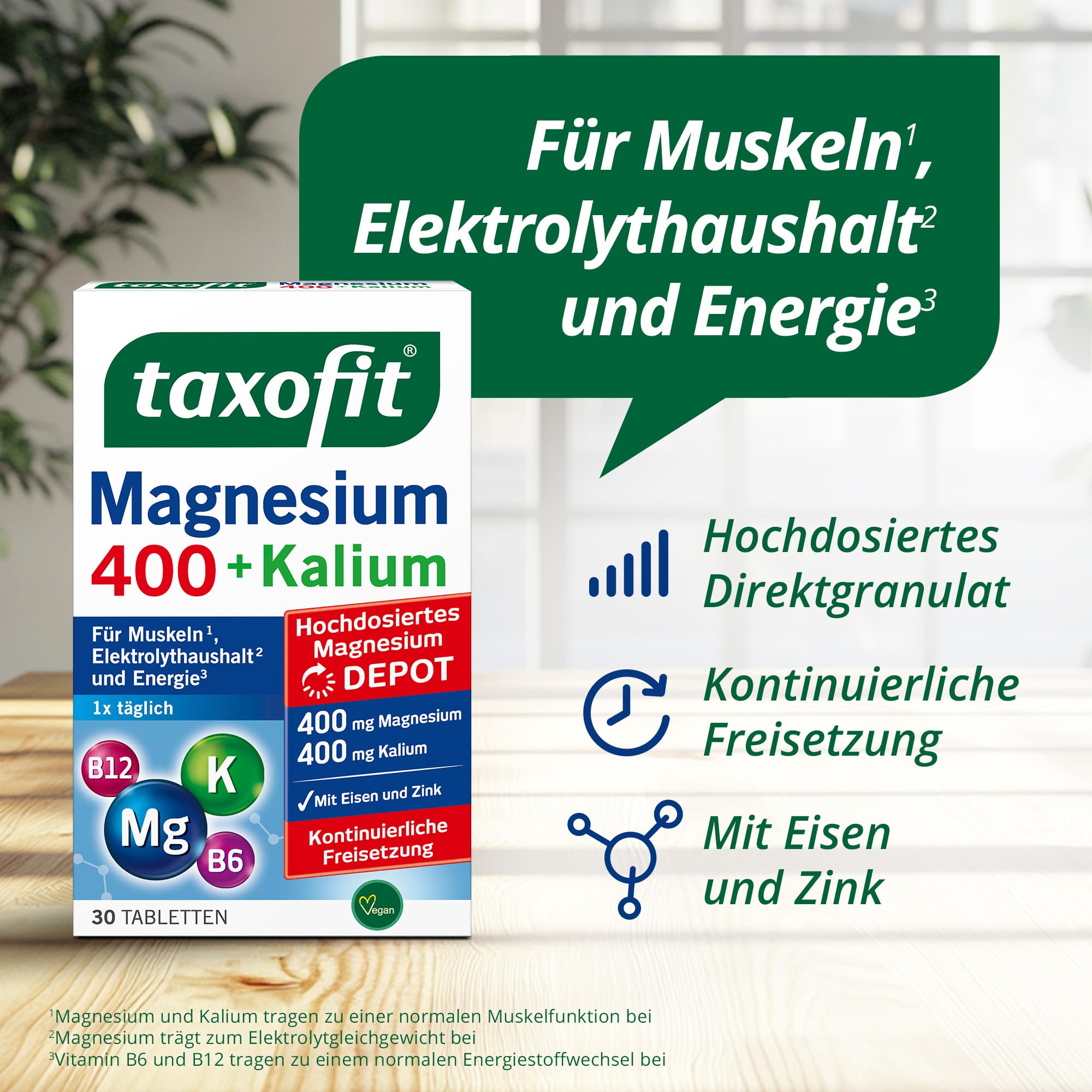 taxofit Magnesium + Kalium Tab 5 x 30 St.