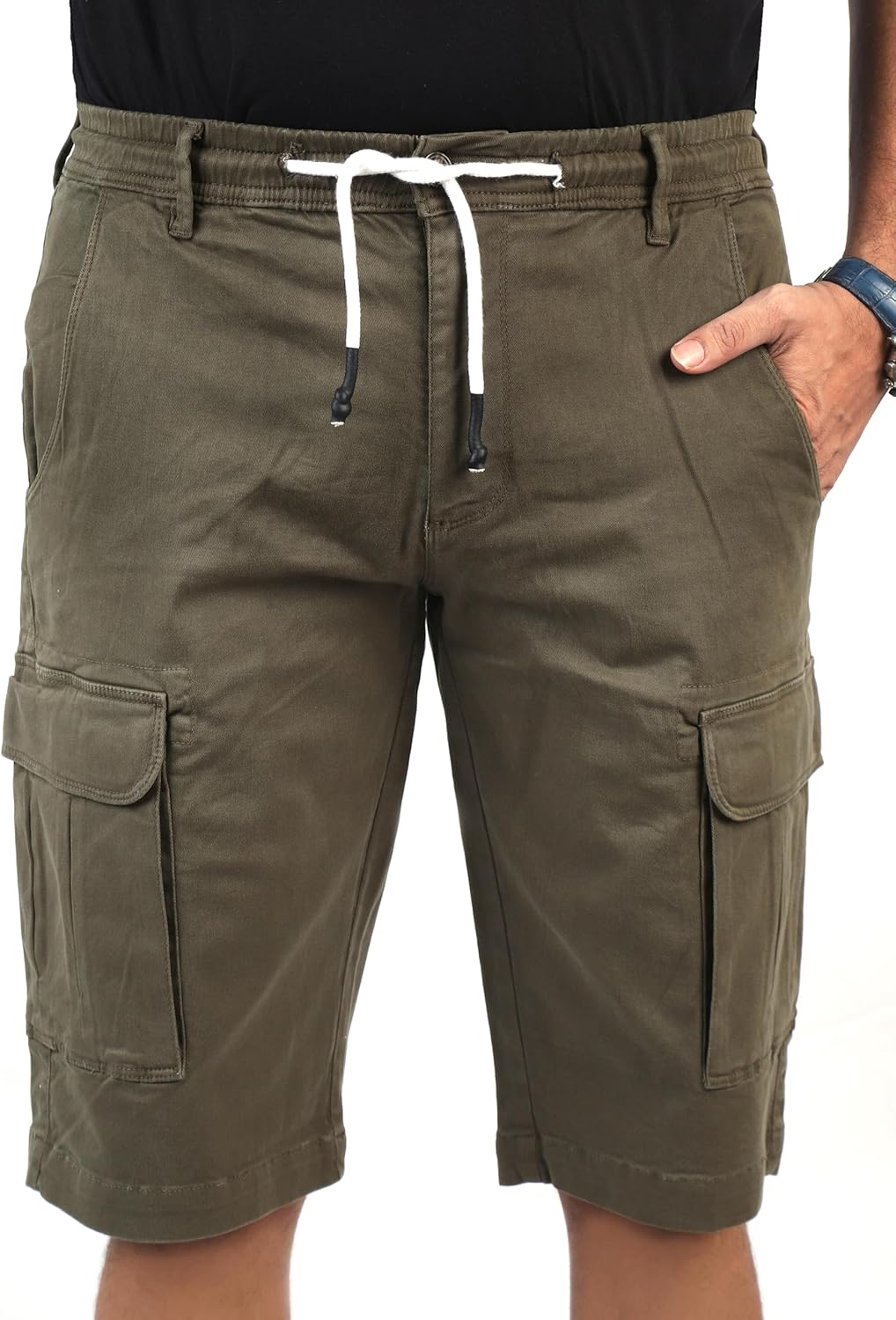 CHARBONNIER Cargo Shorts for Men’s Performance Series Extreme Comfort, 100% Cotton