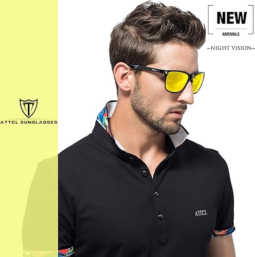 Miniatura 4 de ATTCL Gafas de sol polarizadas de conducción para hombre - Marco de metal Al-Mg ultra ligeras M