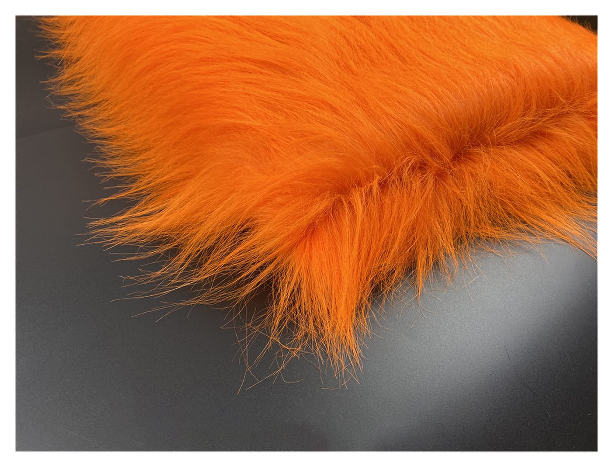 Generic Tessuto, Tessuto da Cucire Tessuto Peluche Utilizzato per Cucire Abbigliamento e Tappeto Domestico/Arancione Rosso/1,6 * 1M