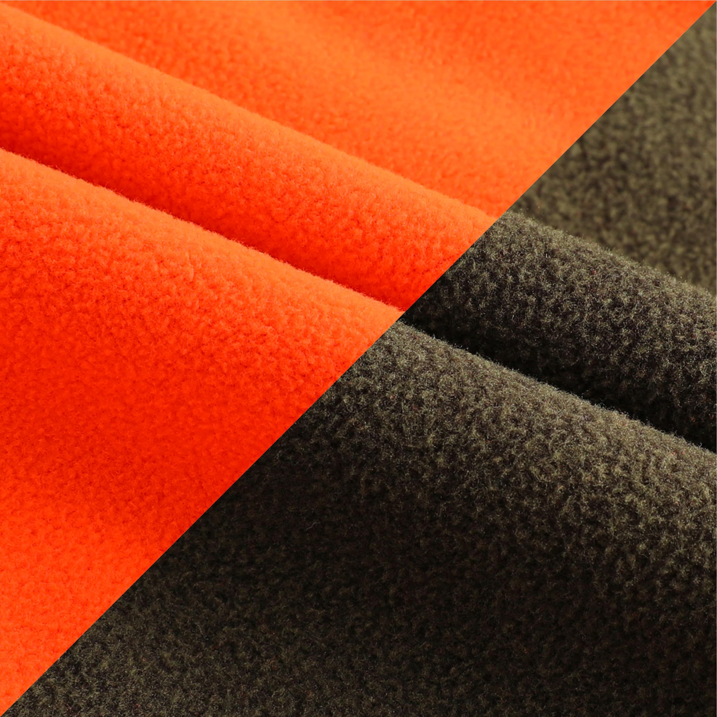 Giacca da caccia reversibile da uomo Orange Blaze Camo antivento e impermeabile