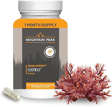 Mountain Peak Nutritionals Osteo D3 K2 Calcium Magnesium Bone 120ct