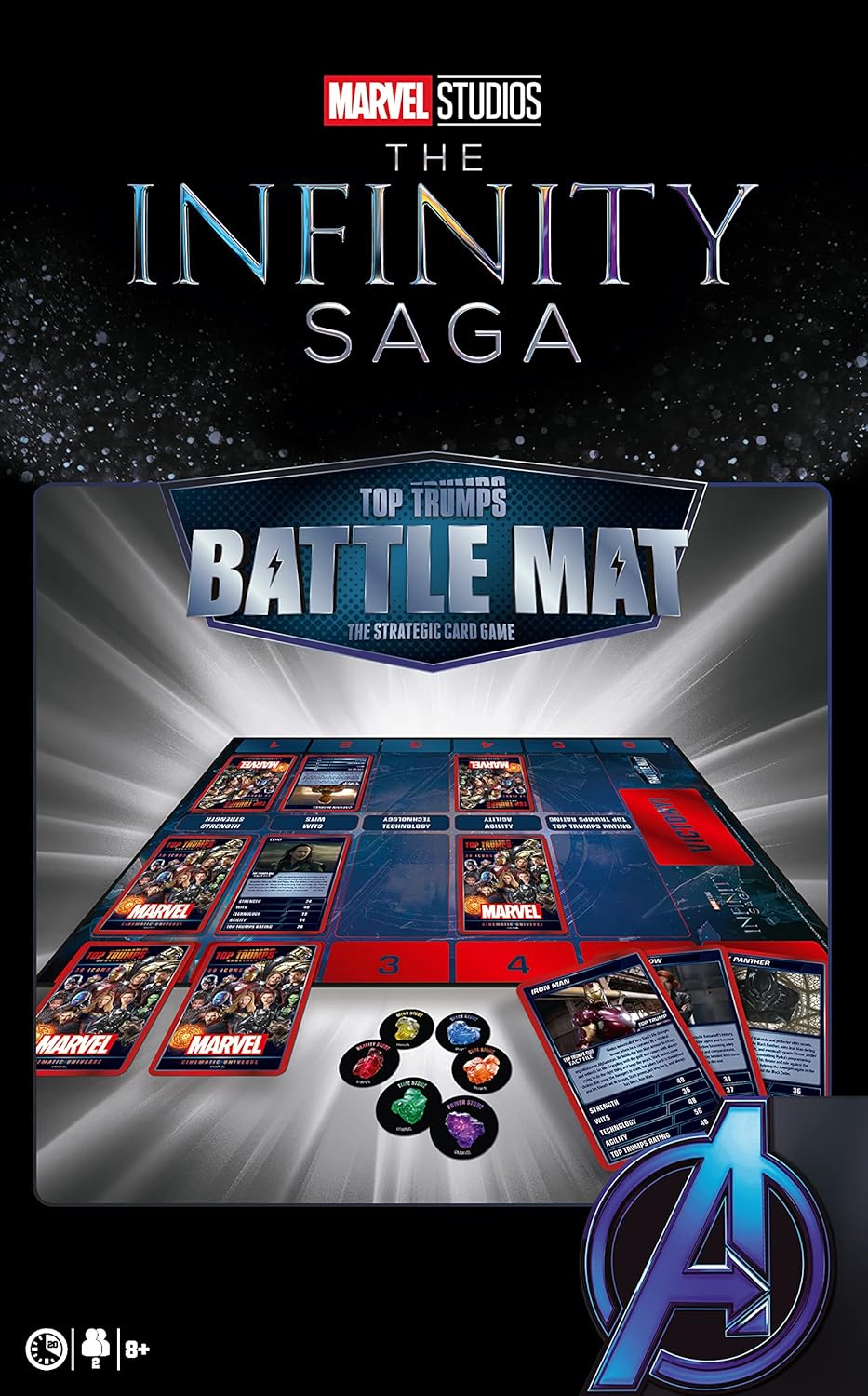 Marvel Top Trumps Battle Mat Card Game