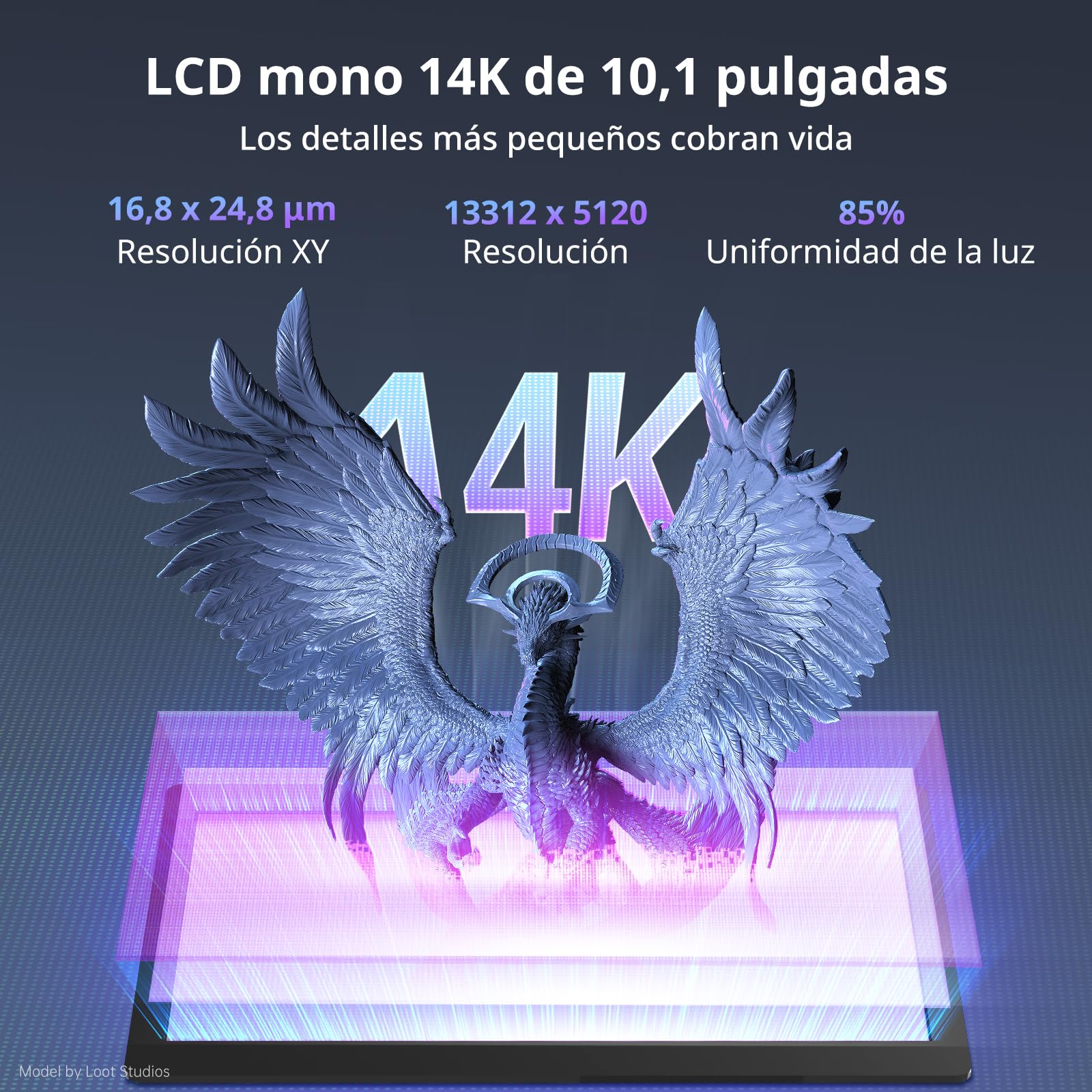 Impresoras 3D Resina Anycubic Photon Mono M5s Pro Ultra 14K con Calentador y Purificador, Impresora 3D Rápida con Nivelación e Inspección Inteligentes, Tamaño de Impresión 223,78 x 126,38 x 200 mm