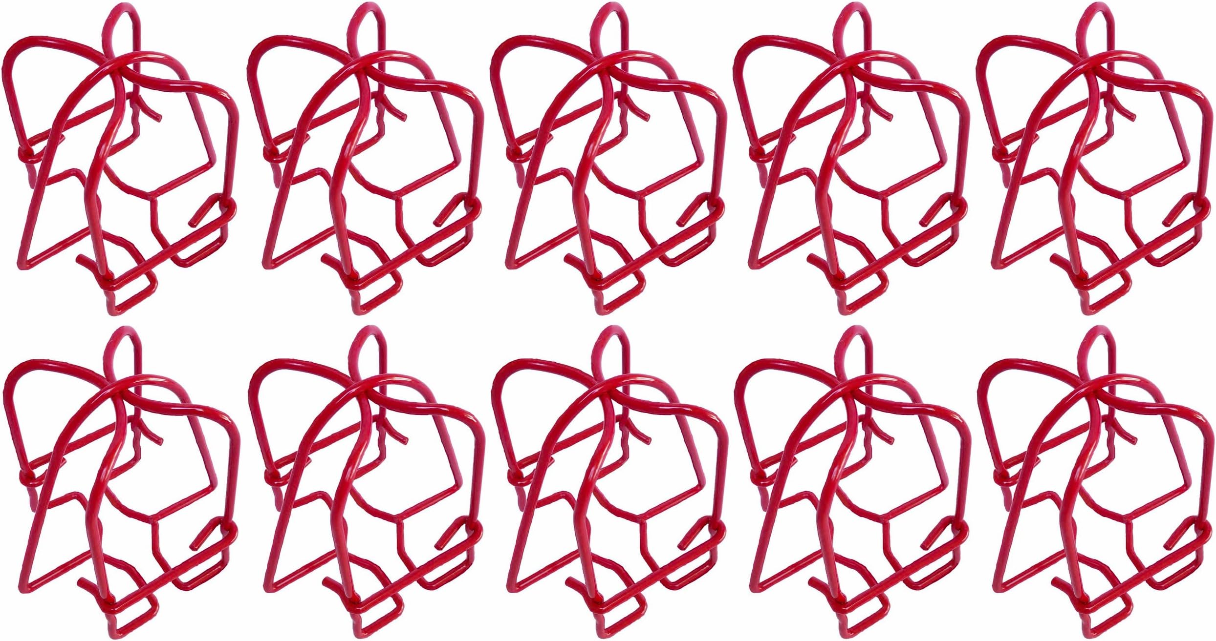 TunaMax (10 Pack) 1/2 Fire Sprinkler Head Guard Cover for Protecting Side Wall & Pendent & Upright Sprinkler Head Cage Red