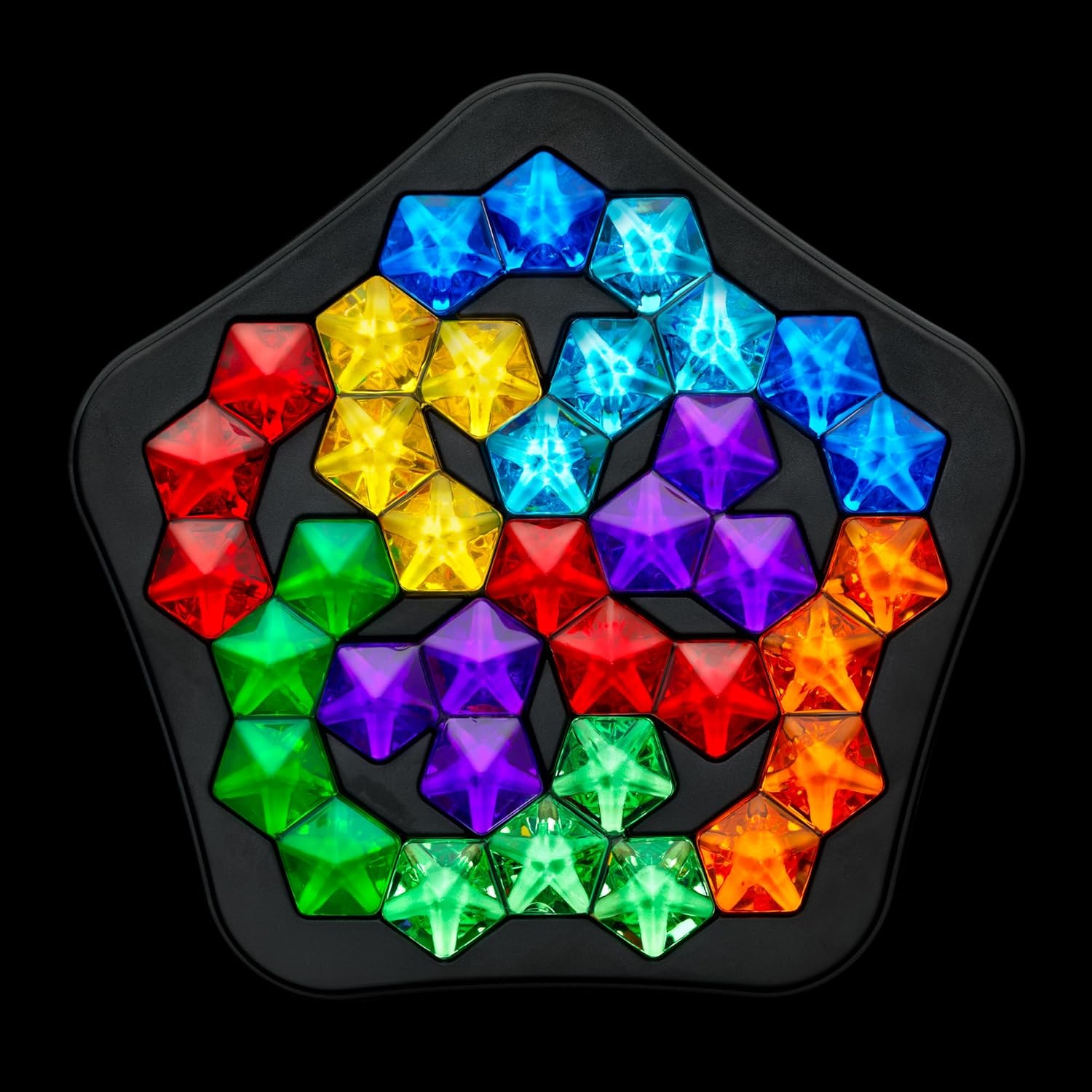 SmartGames IQ Deluxe: Pentagon - The New IQ Series from Featuring 120 Challenges in a Deluxe Travel Case for Ages 14 - Adult