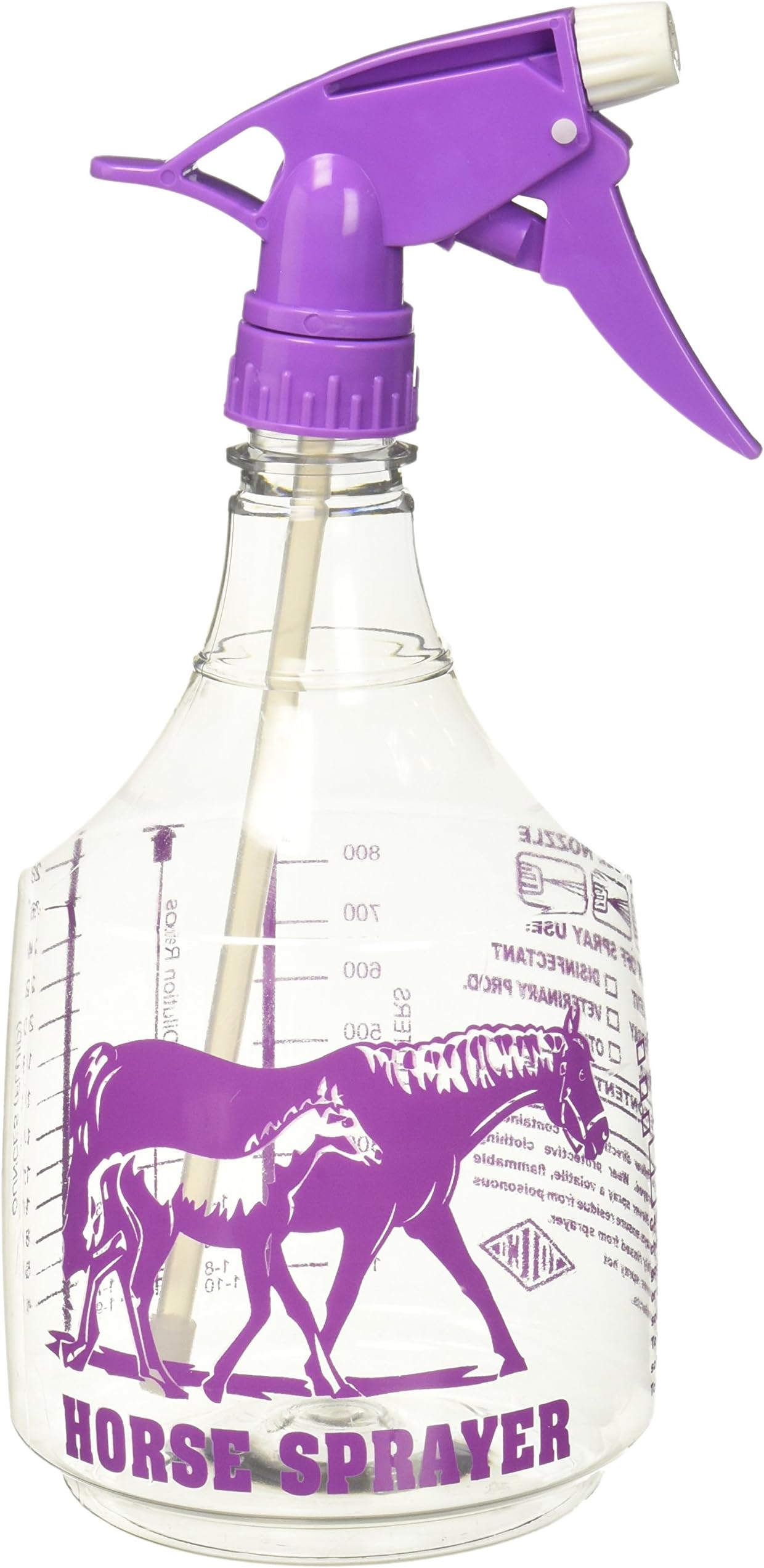 12 Neon Horse Sprayer, 36 oz, Purple