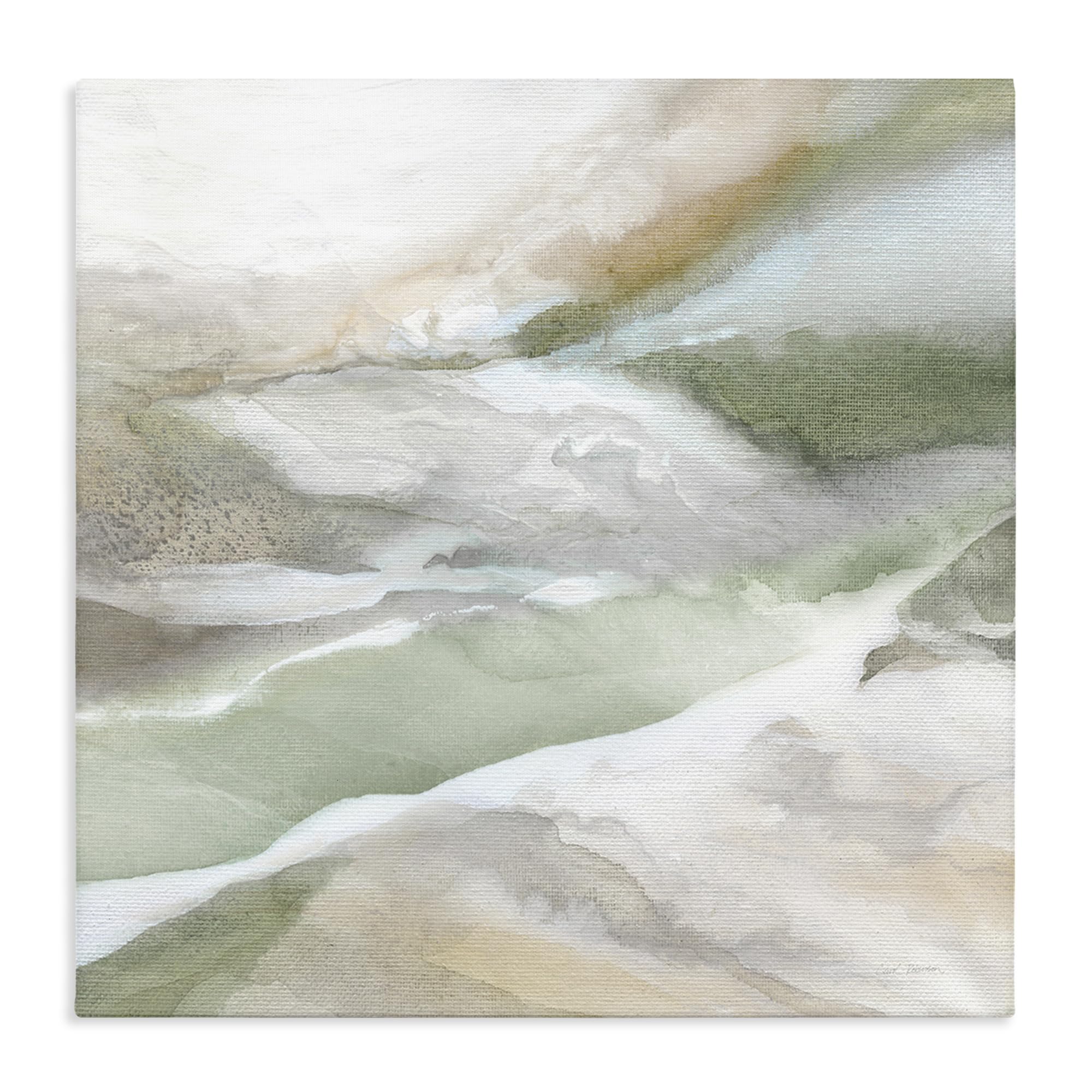 'Serene Misty Landscape'| Canvas Art