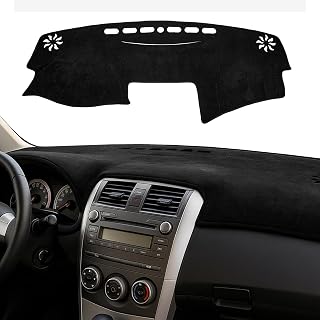 Dash Cover Fit for Toyota Camry 2007 2008 2009 2010 2011, Dashboard Cover Sun Shade Pad Custom Fit Dash Mat Protects Dashboard from UV, Cracks & Fading (Black)