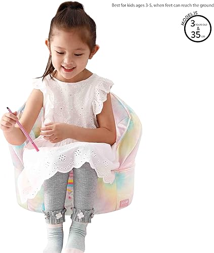 Miniatura 45 de Idea Nuova Cocomelon - Puf redondo azul para niños, a partir de 3 años, grande Cocomelón,Spidey y sus increíbles amigos,Unicornio,Tiburón