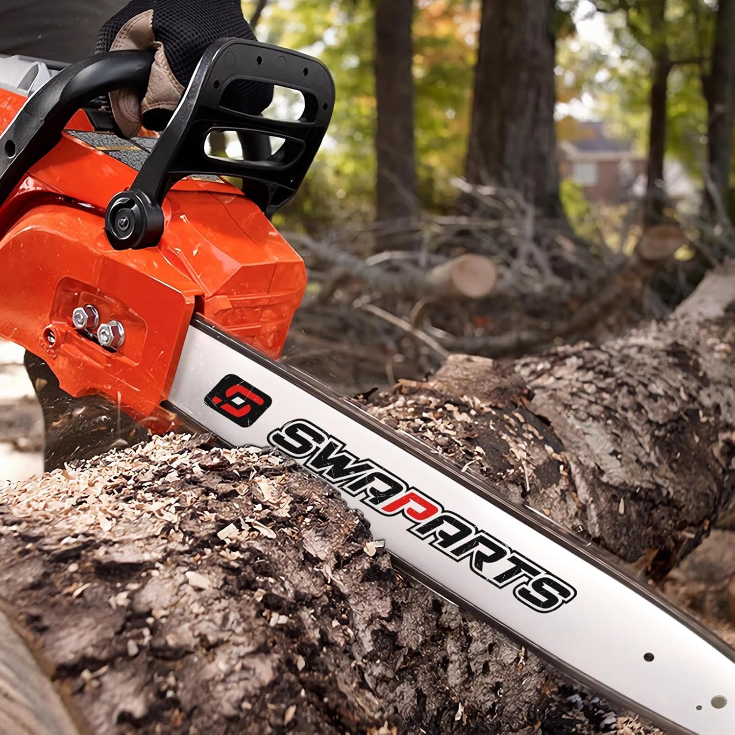 16 Inch Chainsaw Bar and Chain Combo, 3/8" LP Pitch, 043" Gauge, 56 Drive Links for Greenworks 2904502, EGO AG1600 CS1600/CS1604, Stihl, Echo, Craftsman, Poulan, Homelite, Husqvarna, Ryobi