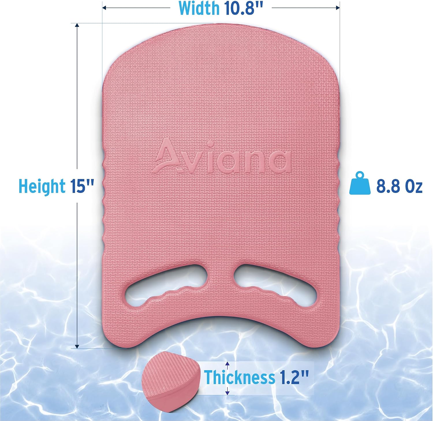 Junior Kickboard Buoy for Youth Children & Toddlers Swimming Aid & Exercise Training Board for Kids to Learn to Swim with Kick Boards in Pool BPA Free