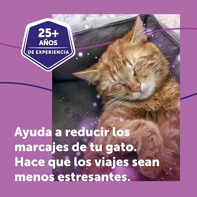 Foto 4 de 8 de FELIWAY Classic Spray - Feromonas calmantes para gatos (60ml). Reduce los marcajes con orina y el estrés…