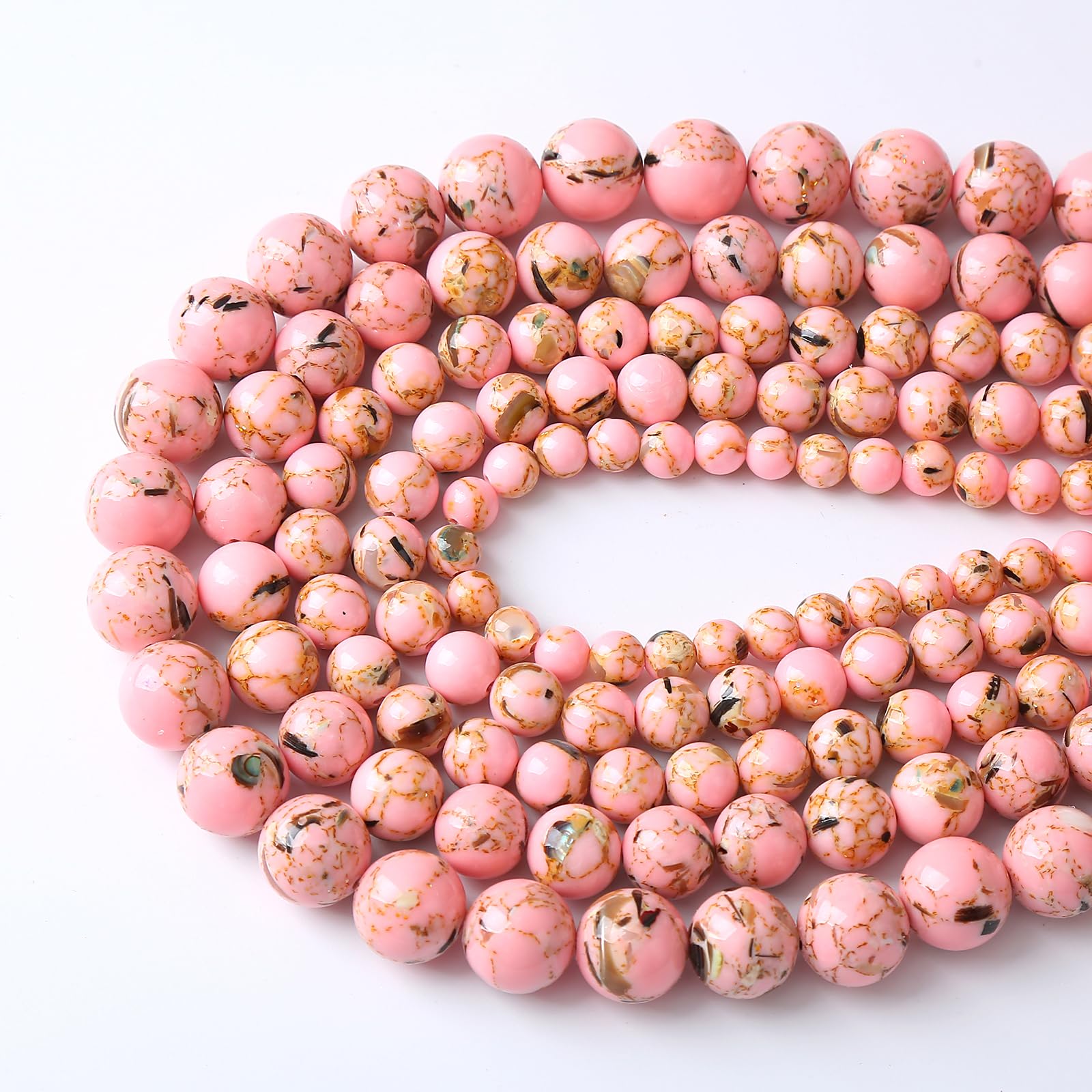 PH PandaHall 200pcs 6mm Stainless Steel Spacer Beads - 3.5mm Hole For Jewelry Making & Crafts - View #2