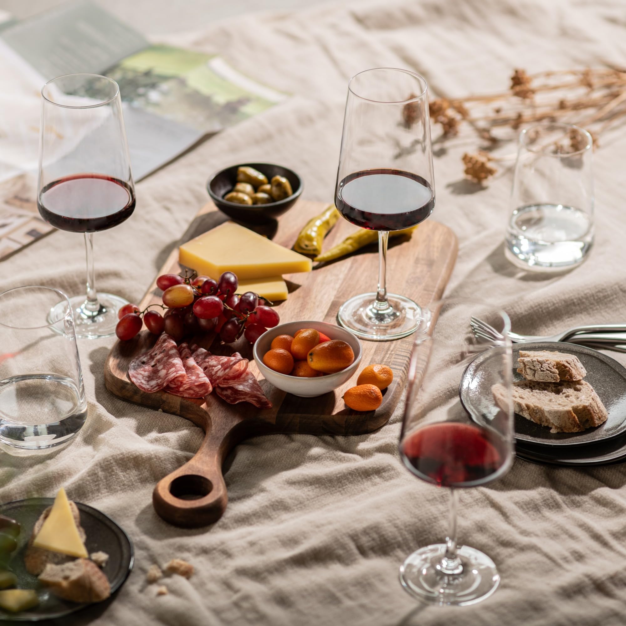 SCHOTT ZWIESEL Set di bicchieri MioVino (set iniziale da 12), moderni bicchieri da vino e da champagne in un set, bicchieri in cristallo Tritan lavabili in lavastoviglie, Made in Germany (art. 124072)