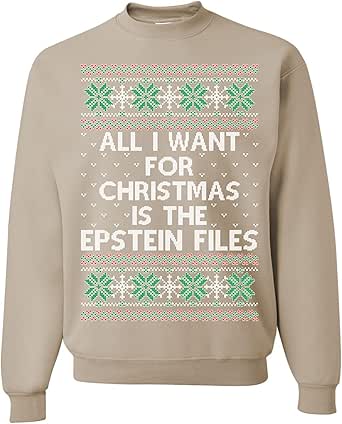 Amazon: On Coast I Want Epstein Files Ugly Christmas Sweater Unisex