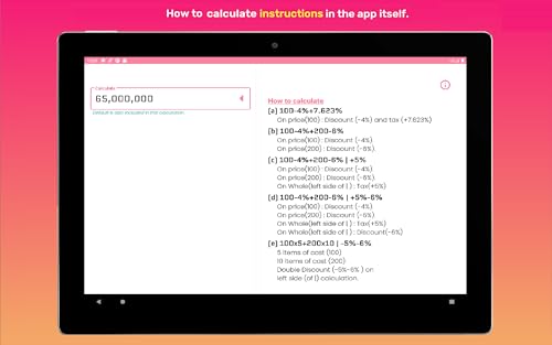 Percentage Calculator- Sales & Tax