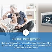 Vista 4 de Honeywell Home RTH9585WF1004 - Termostato de color inteligente Wi-Fi, 7 días programables, pantalla táctil, certificado Energy Star, compatible