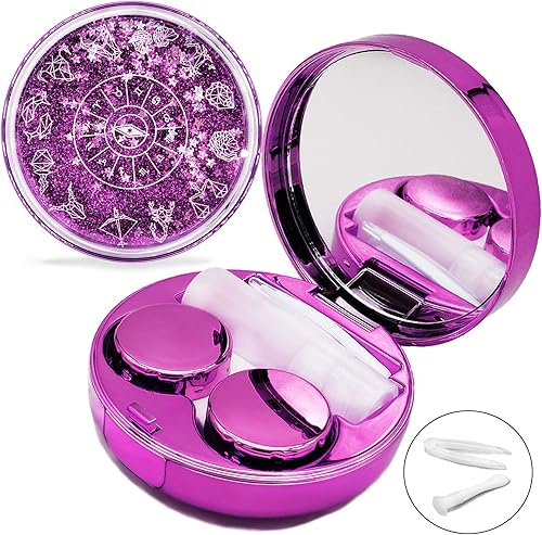 Miniatura 7 de Vastsoon Estuche para lentes de contacto con lavadora limpiadora, tamaño de viaje, kit de herramientas de extracción de aplicador de lentes de