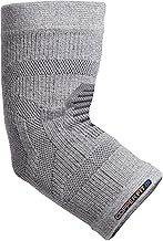 Copper Fit Mobilizer Elbow Sleeve – Mobility, Pain, Swelling, Inflammation, Circulation - Advanced Recovery for Arthritis, Tendonitis, Golf and Tennis Elbow Brace for Men and Women (Gray, Small/Medium)