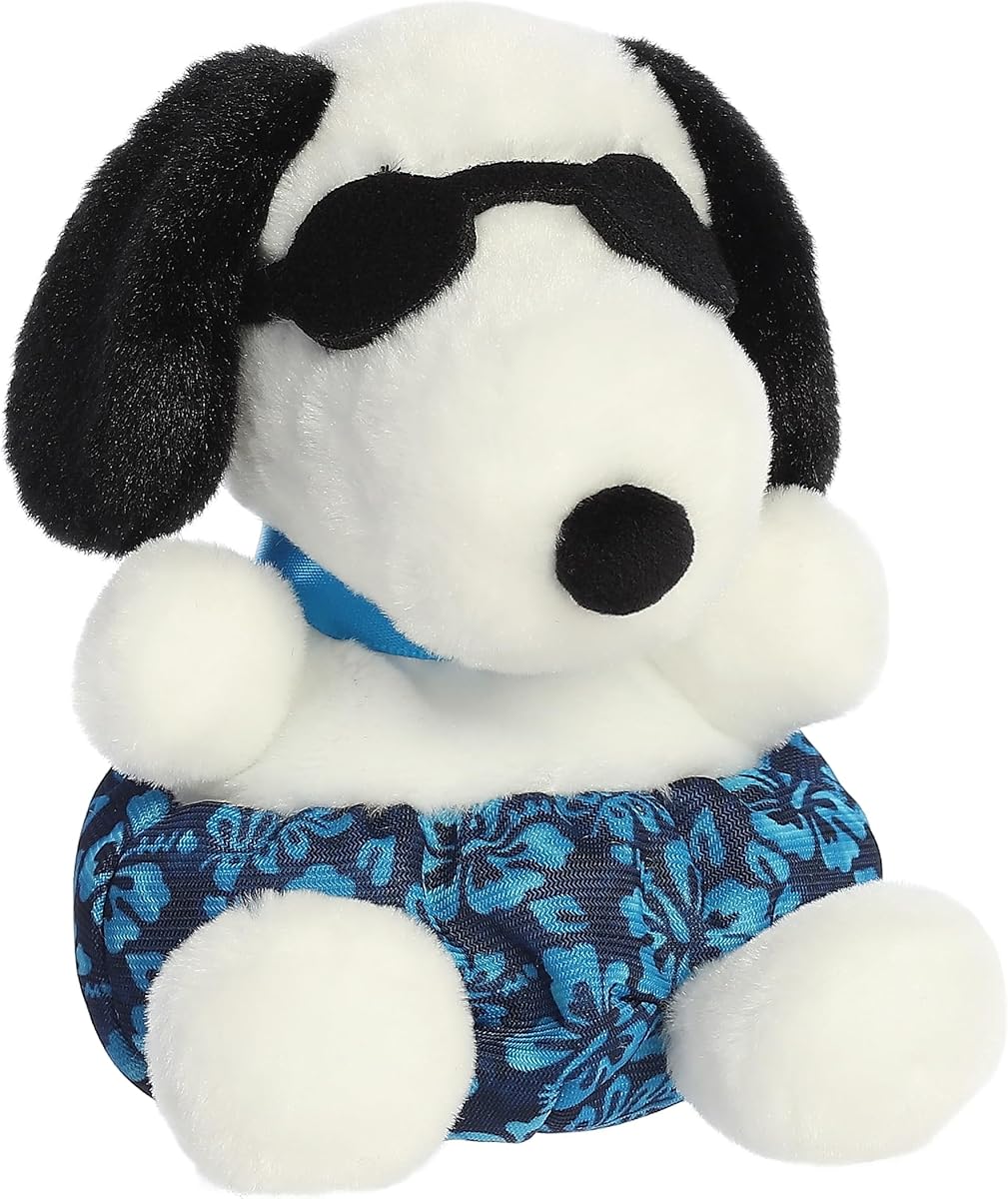 Aurora Peanuts Palm Pals 5" Surfer Snoopy Adorable Plush | Character-accurate styling with soft huggable appeal for fans of all ages
