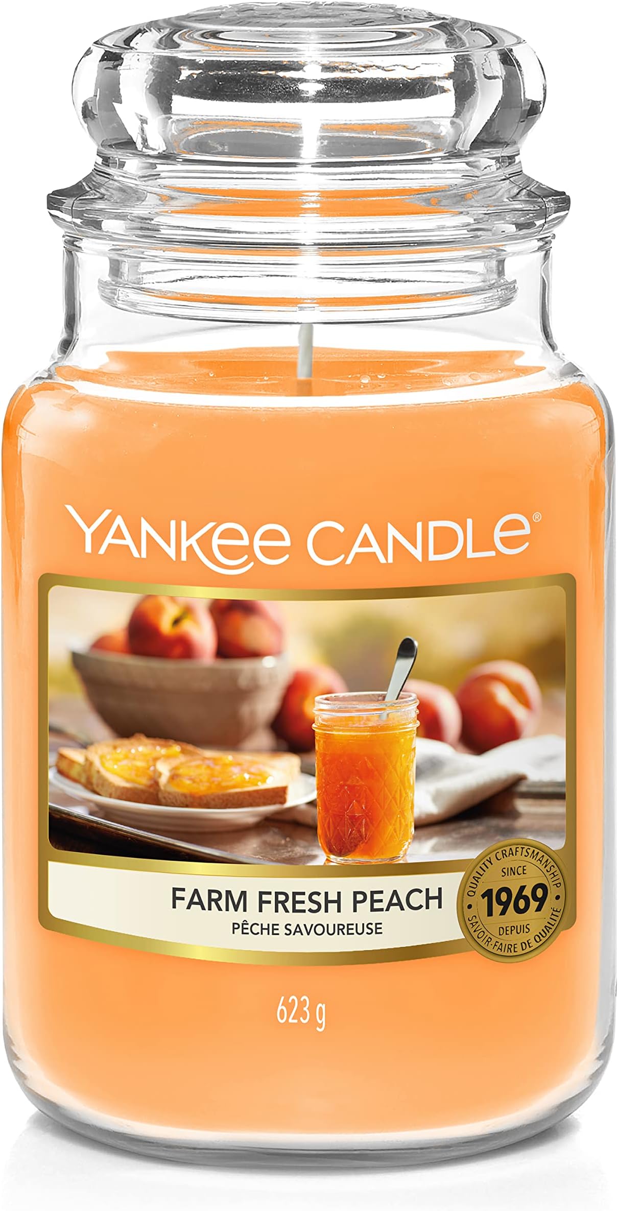 Yankee CandleCandle, Farm Fresh Peach, Large