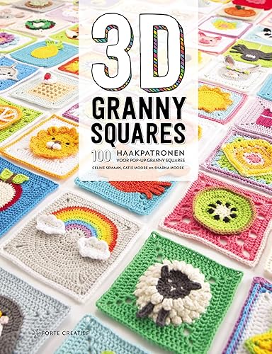 3D granny squares: 100 haakpatronen voor pop-up granny squares