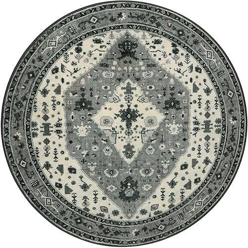 Miniatura 126 de Lahome Tapete tribal bohemio, pequeño, suave, antideslizante, lavable, de pelo corto, para piso en puerta, interior, entrada, baño, silla, Verde