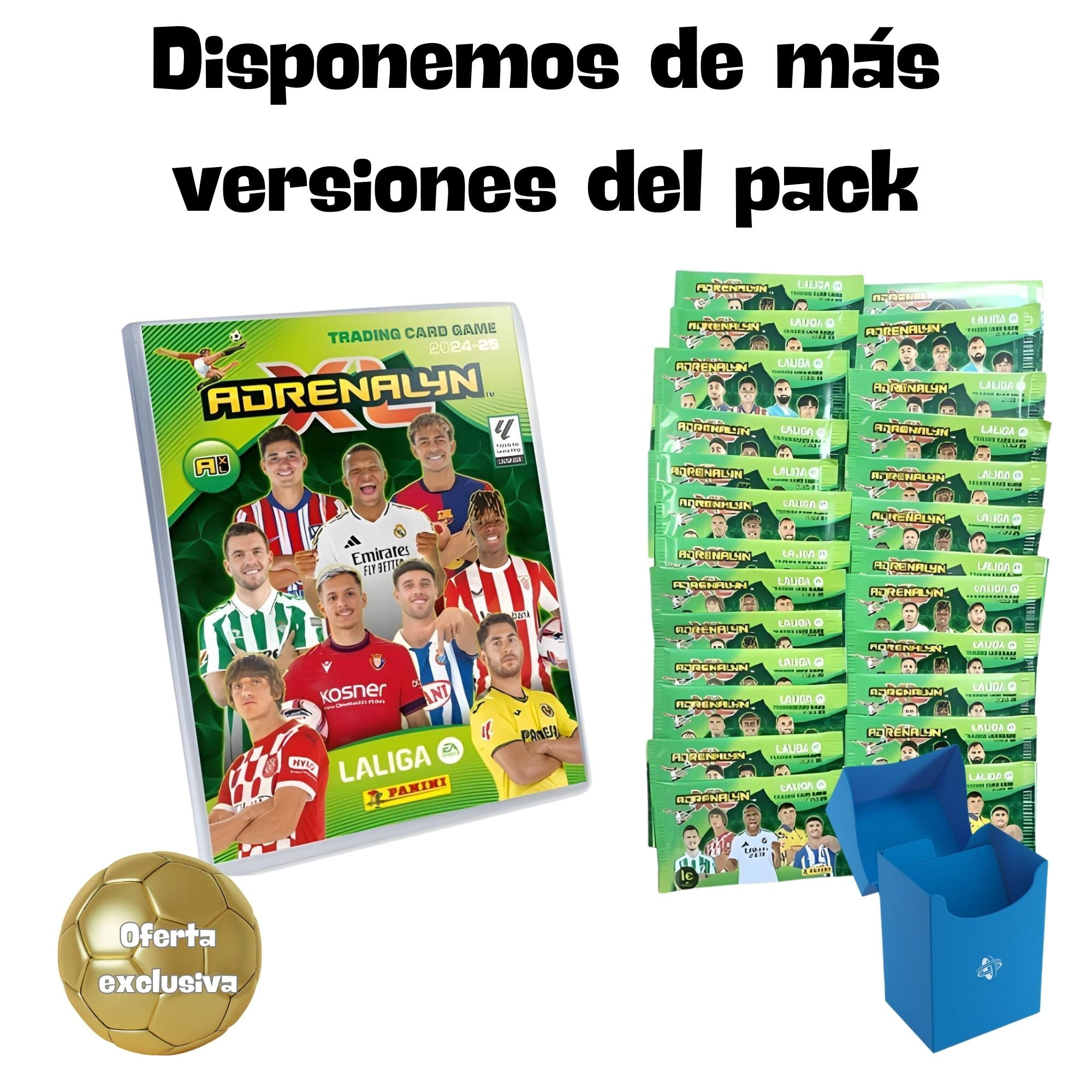 Panini Megapack Adrenalyn 2024-2025 Álbum Premium Liga Santander Edición Exclusiva