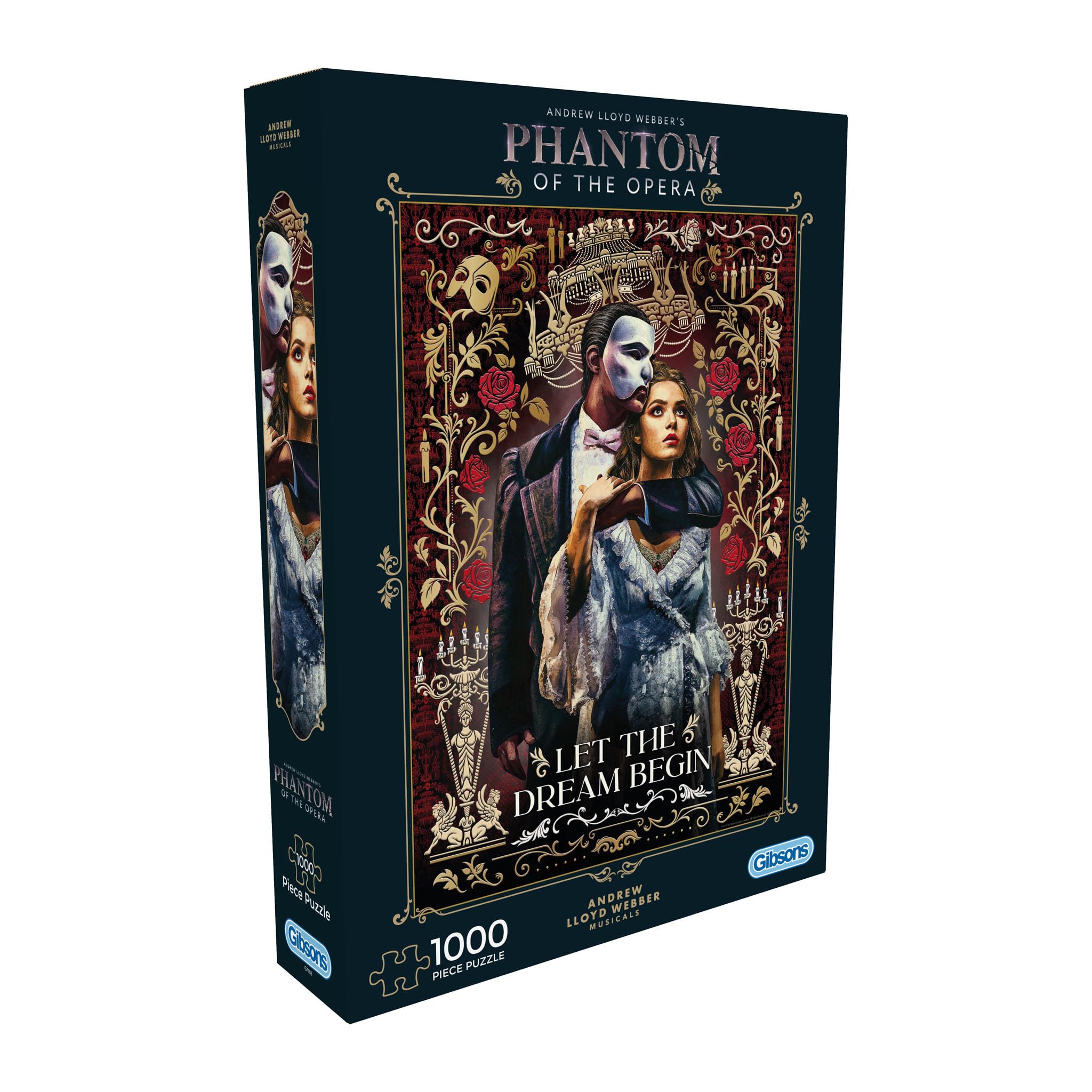 Gibsons Phantom of the Opera 1000 Piece Jigsaw Puzzle for Adults & Teens - Premium Sustainable Puzzle Made in the UK/EU