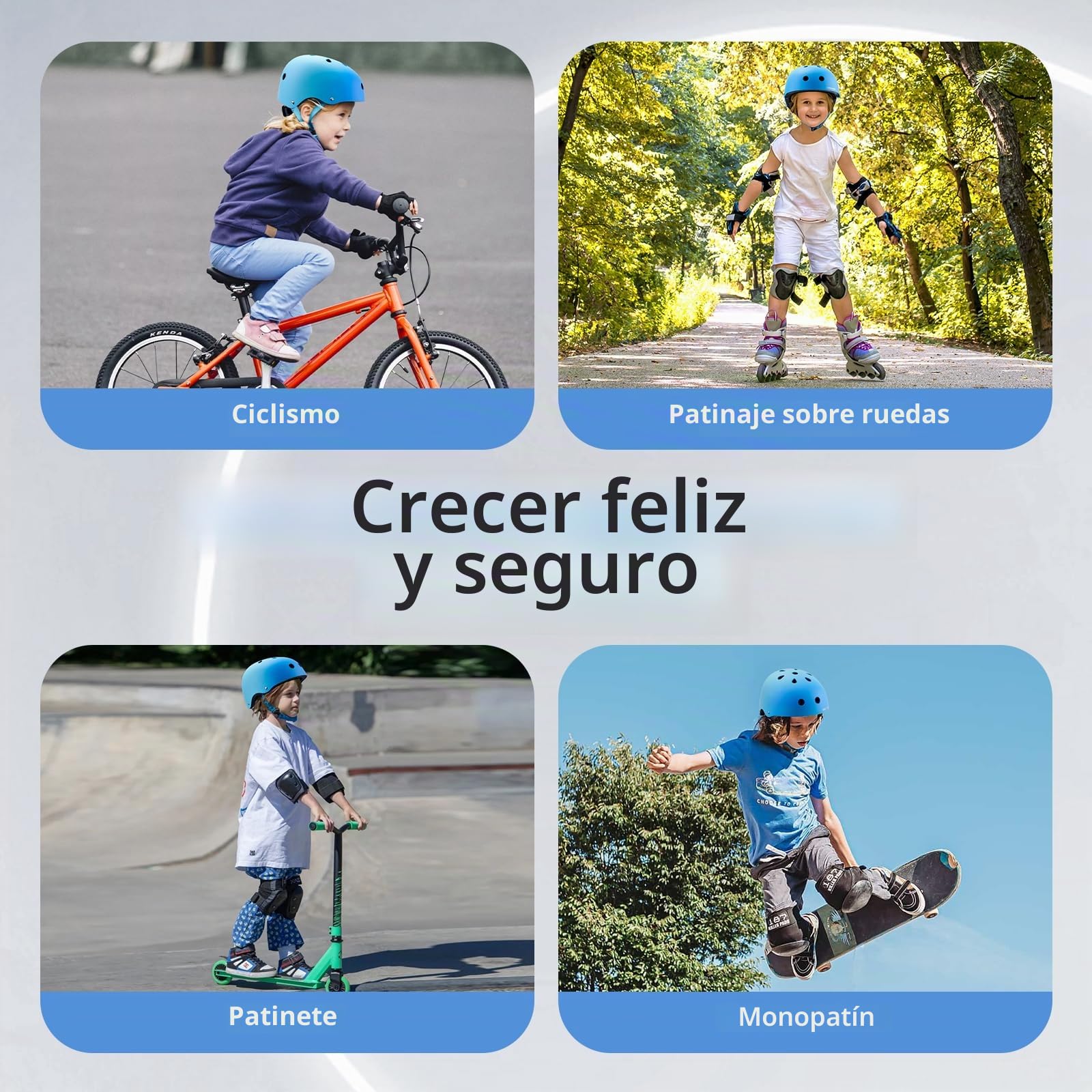 Odoland Casco de Bicicleta para Niños y Niñas de 3 a 8 Años Casco Ajustable y Ligero Recomendado de 48 a 54 cm para Ciclismo Monopatín Patinaje Múltiples Deportes, DLS