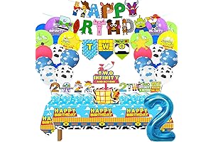 Themed Second Birthday Decorations with Astronaut Design