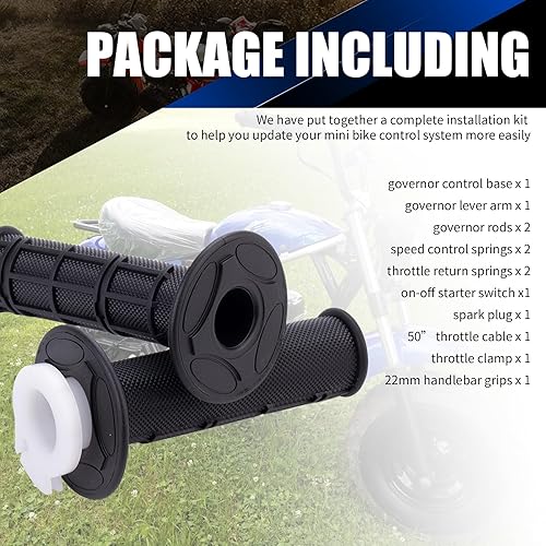 Miniatura 5 de Kit de enlace del acelerador para Predator 212 196cc Coleman CT200U BT200X CT200U-EX B200R KT196 Baja Massimo MB200 Axis M200 GX160 GX200 Piezas del