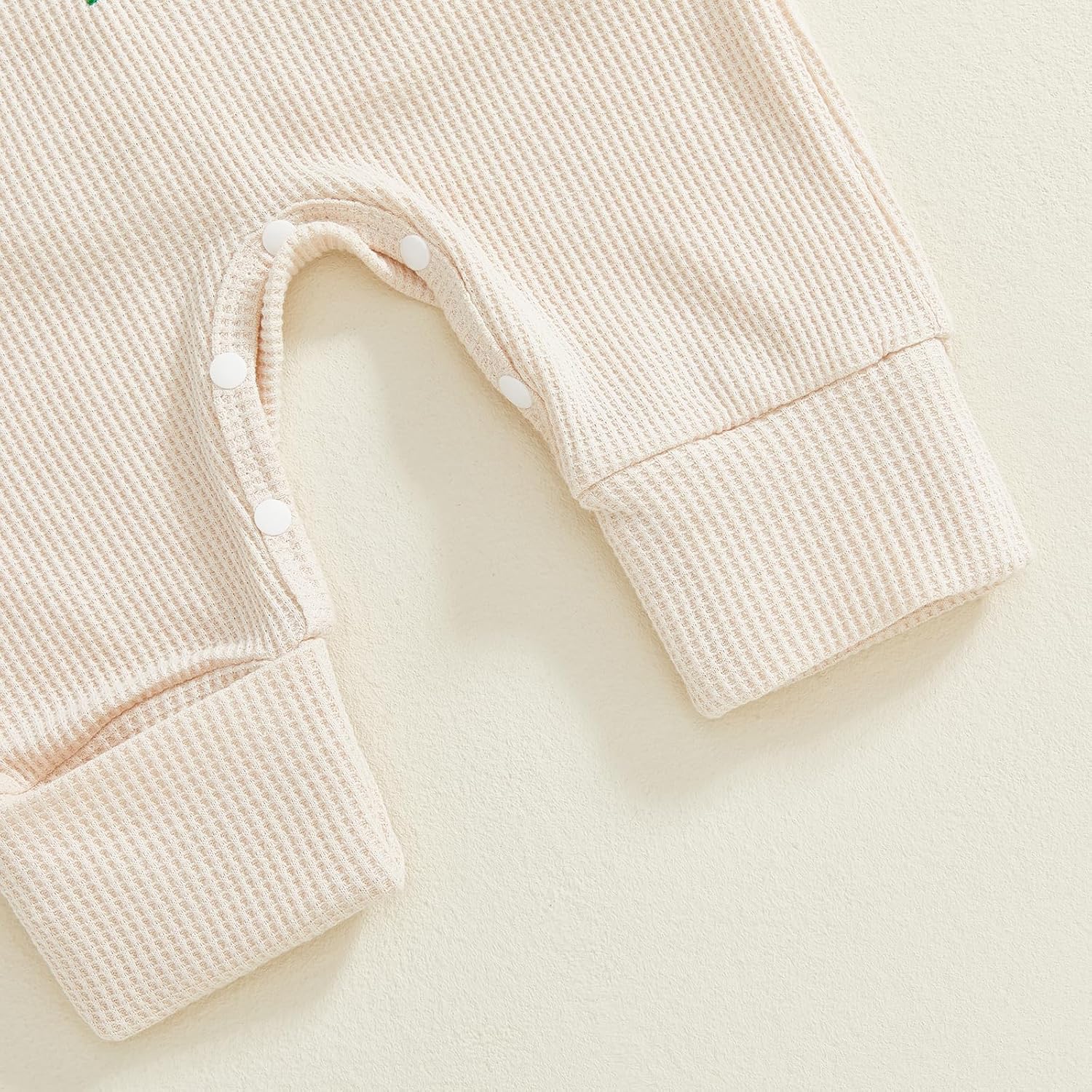 Rtnnsbbfcm My First St Patricks Day Baby Girl Outfit Newborn Clover Jumpsuit Romper Lucky Charm Infant Spring Clothes - Image 6