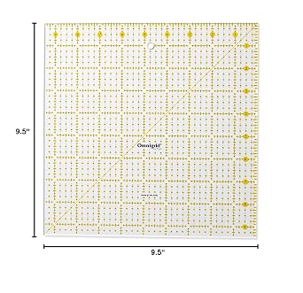 Omnigrid Universal Ruler Inch Scale 9.5 x 9.5