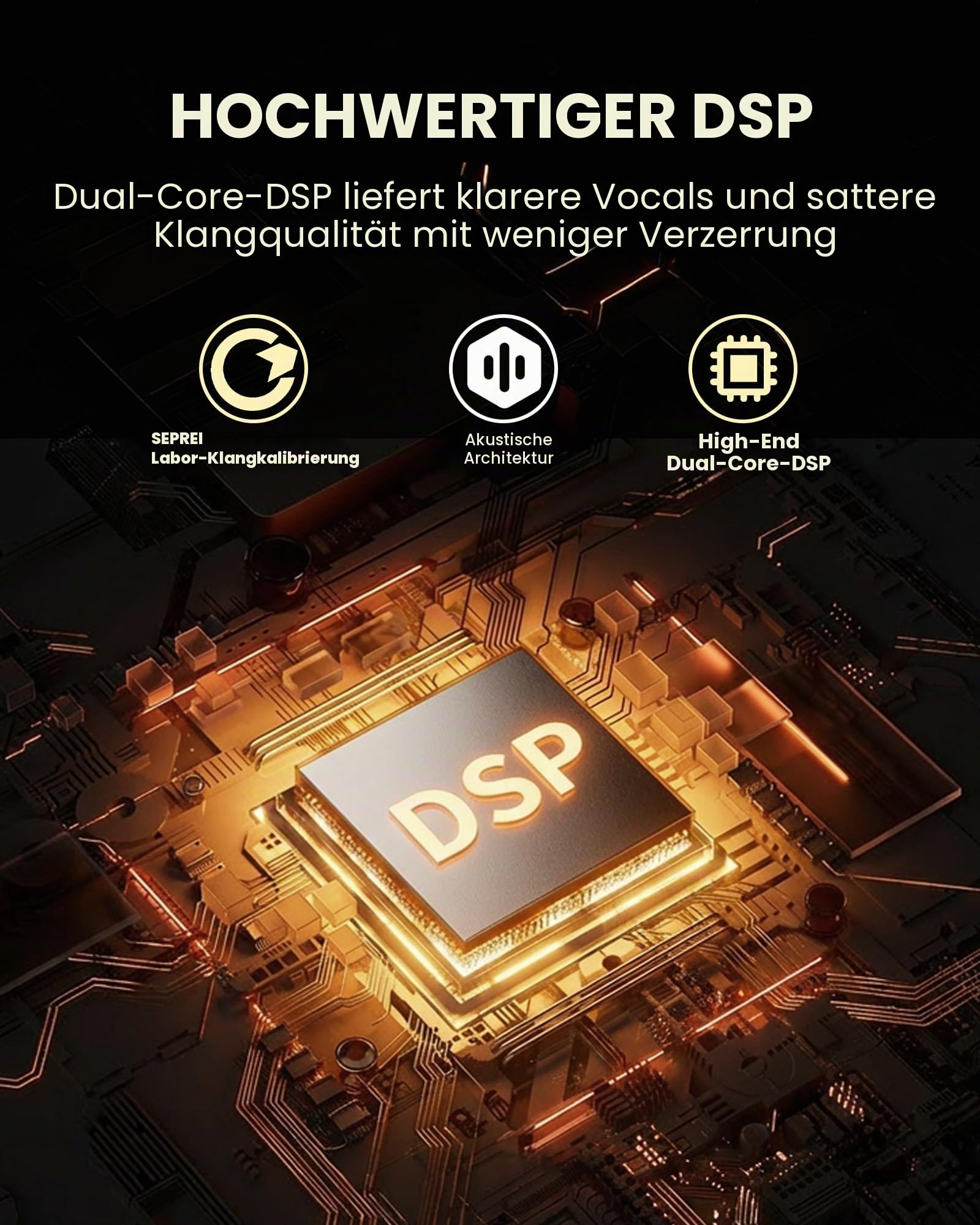 Avantree VoxAmp Duo - Tragbarer Kabellose Sprachverstärker, Doppeltes Mikrofon Und Lautsprecher Set Für Unterricht, Kleine Veranstaltungen & Partys, 30W Klare Stimme & Reicher Klang, 14H Akku