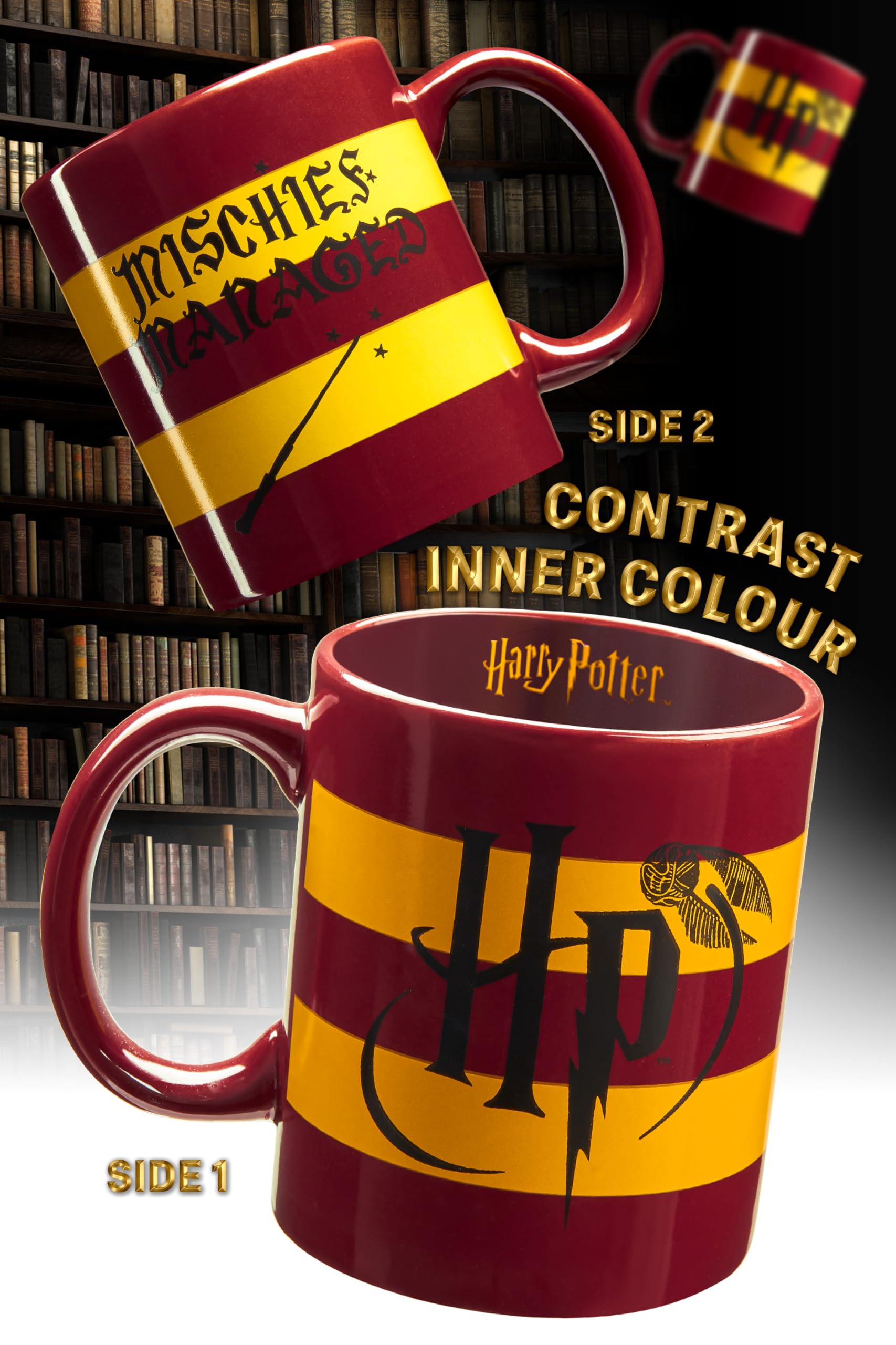 Set Regalo Harry Potter Platform 9 ¾ – Tazza In Ceramica 325 Ml E Calzini Unisex, Idea Regalo Ufficiale Per Fan - 3