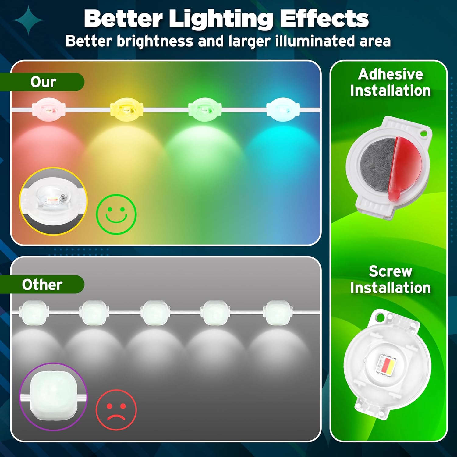 RGB Permanent Outdoor lights, 300FT Smart LED Eaves Lights with APP/Remote Control, IP67 Waterproof Outdoor Lights for House - Ideal for Christmas, Halloween, Party, Garden, Patio Home Decoration