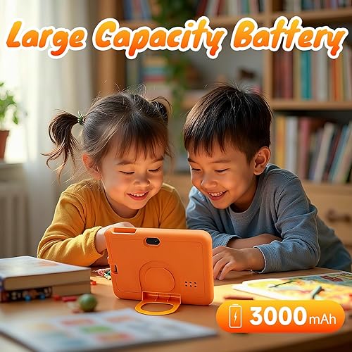 Miniatura 6 de CUPEISI Tableta Android de 7 pulgadas con estuche, 4GB RAM 32GB ROM 1TB de expansión, tablet con procesador Quad-core, pantalla IPS de 1024 x 600,