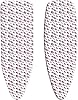 Minky Homecare SmartFit Supersize Reflector Ironing Board Cover with Heat Reflective Surface – Fits Extra Large Ironing Boards up to 57 x 21 Inches WhiteMulticolor