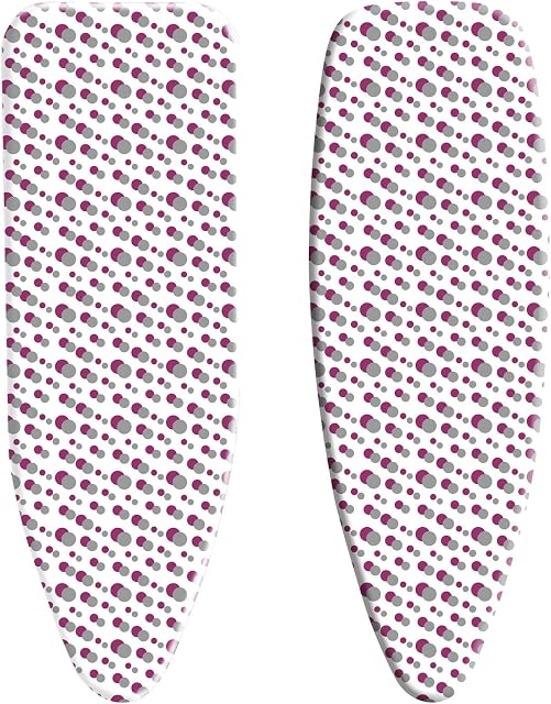 Minky PP22906101 Supersize Smartfit Reflector Ironing Board Cover, White/Purple, 145 x 54 cm