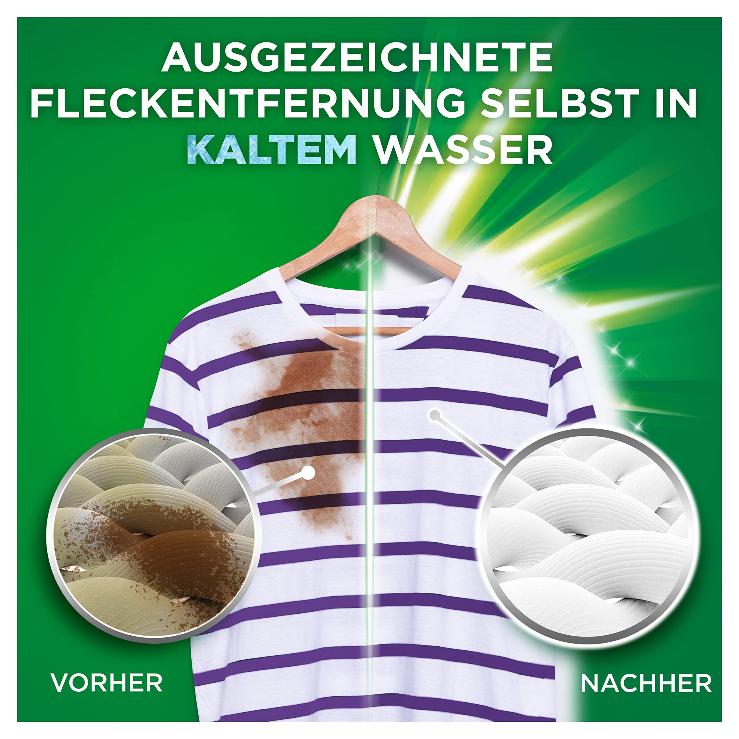 Ariel Allin1 PODS, Flüssigwaschmittel-Kapseln Color+ 76 Waschladungen, Ausgezeichnete Fleckentfernung Beim 1. Waschen