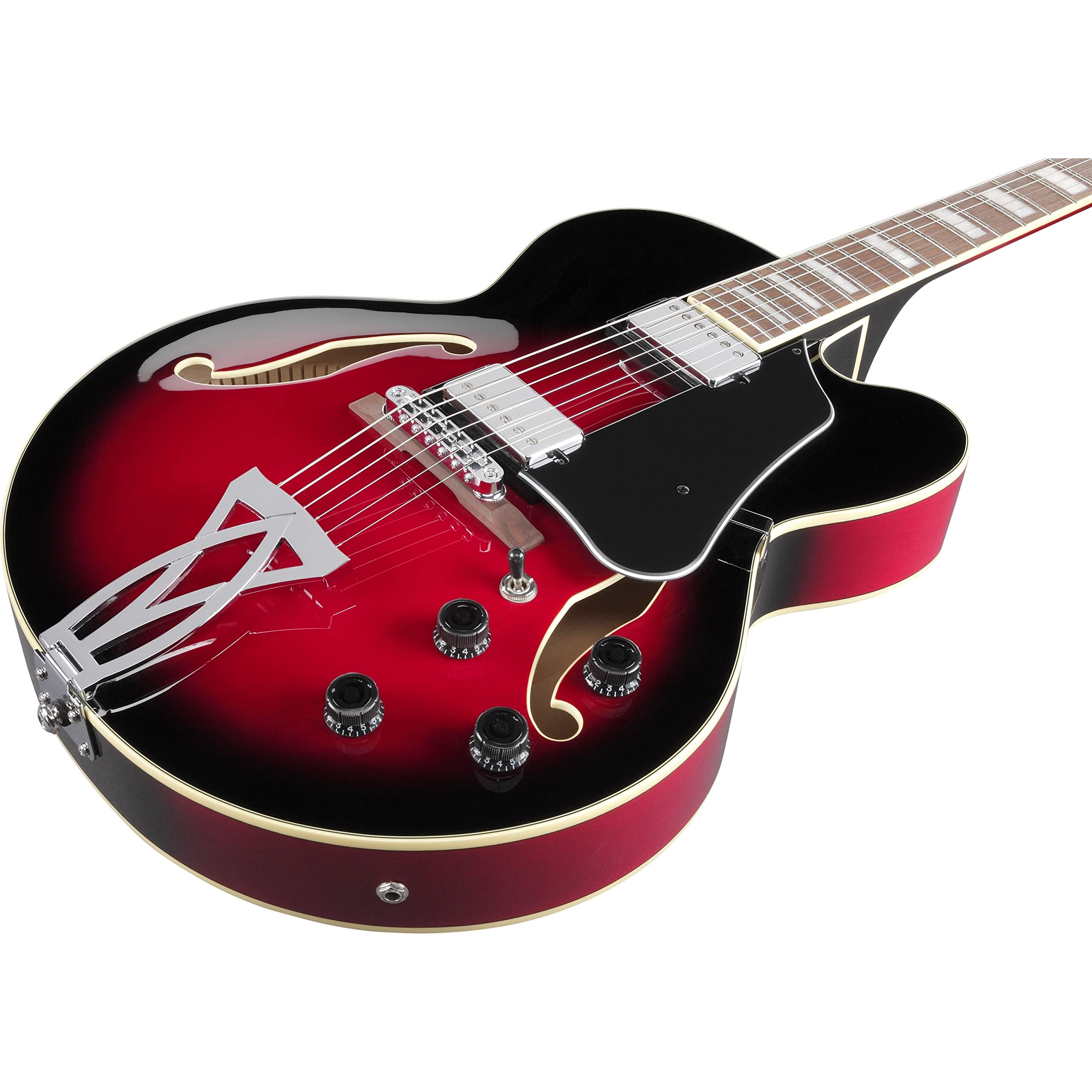 Ibanez Artcore AF75-TRS Transparent Red Sunburst - Guitare Électrique