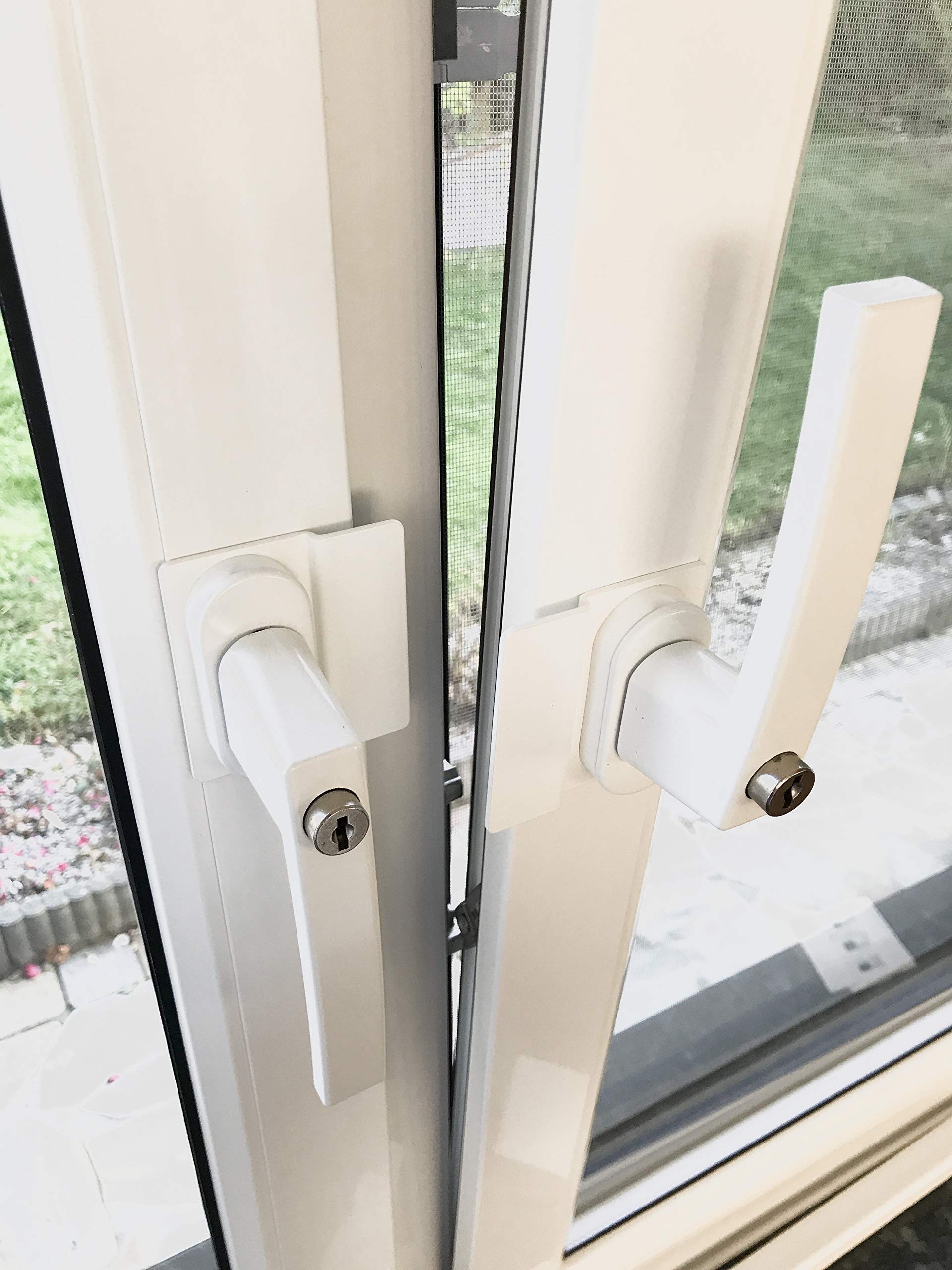 Original ERABOS Fenstersicherung FZ300 | von Polizeibeamten entwickelt | PATENTIERTE Fenstersicherung OHNE bohren | 2mm Stahl | Profi-Einbruchschutz